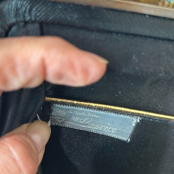 Vintage Original by Caprice 1950’s Structured Black Patent Leather Handbag. EUC - Picture 9 of 10